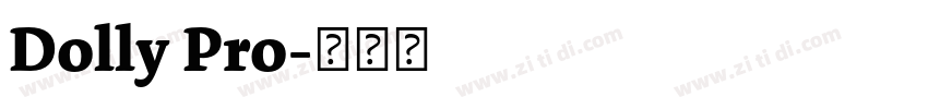 Dolly Pro字体转换